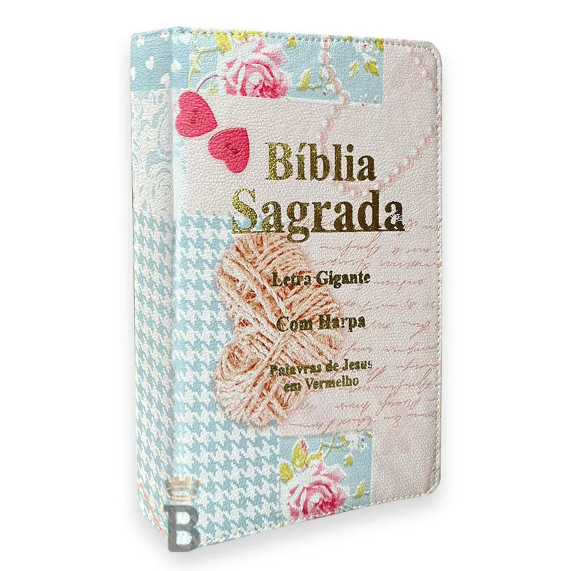 Bíblia Sagrada - Letra Gigante - Com Harpa - Mulher